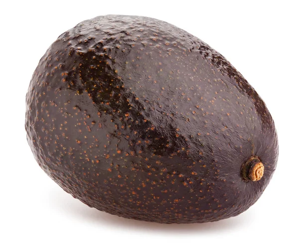 Hass Percorso Avocado Isolato Bianco — Foto Stock