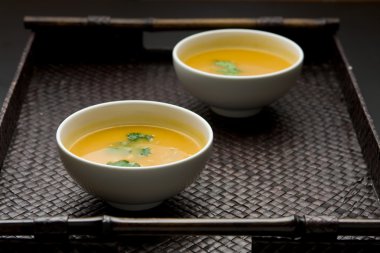 Balkabağı çorbası.