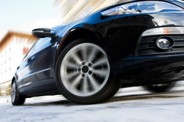 Fast moving car — Stock Photo, Image