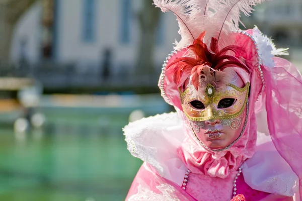 Carnaval de Venecia máscara de disfraces — Foto de Stock