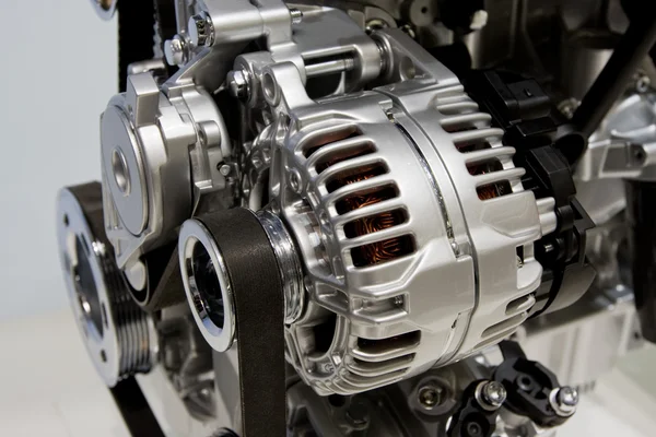Closeup of an internal combustion engine — Stock Photo, Image