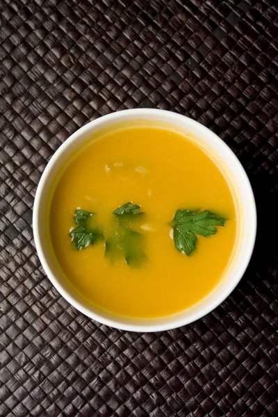 Kürbissuppe — Stockfoto