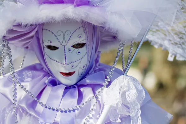 Venice carnival costume mask Stock Image