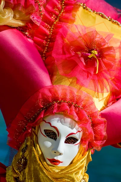 Venedik Karnavalı kılık maske Stok Fotoğraf