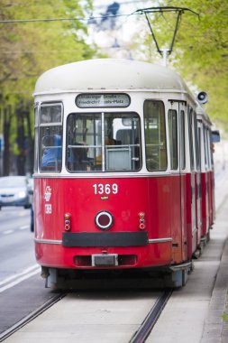Viyana Avusturya'da tramvay