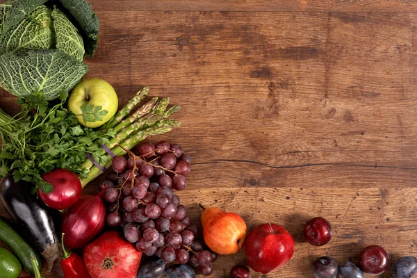 Organic foods background