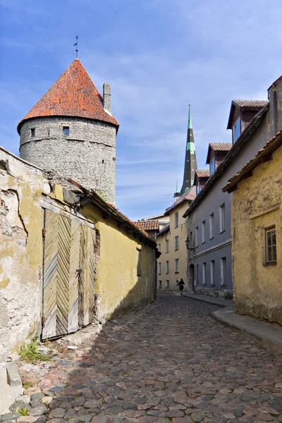 Tallinn cidade velha. — Fotografia de Stock