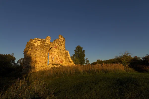 Livonia pořadí zříceniny hradu. — Stock fotografie