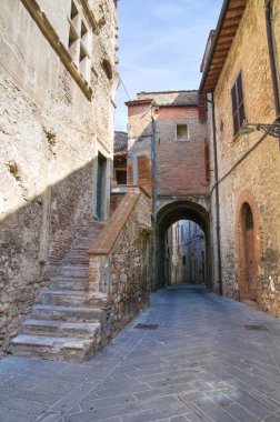 alleyway. Narni. Umbria. İtalya.