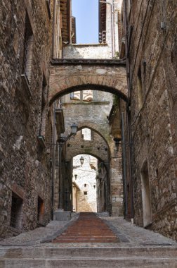 alleyway. Narni. Umbria. İtalya.