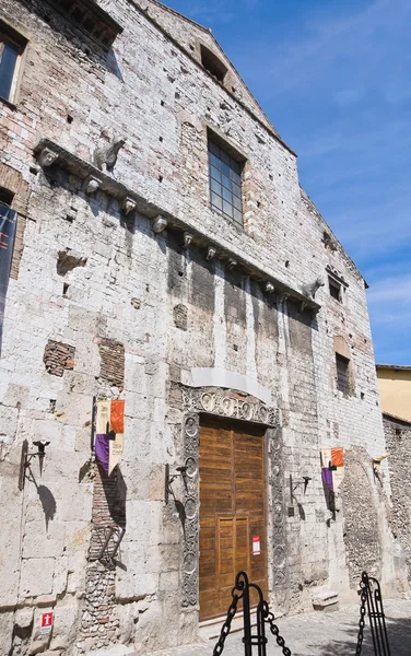 Kerk van st. domenico. Narni. Umbrië. Italië. — Stockfoto