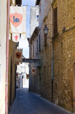 alleyway. Narni. Umbria. İtalya.