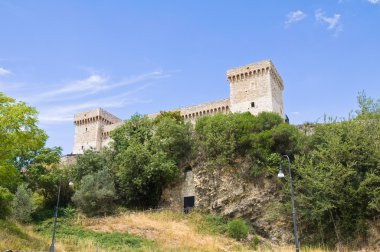 Albornoz Kalesi. Narni. Umbria. İtalya.