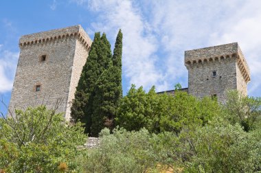 Albornoz Kalesi. Narni. Umbria. İtalya.