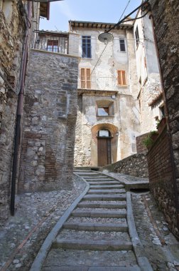 alleyway. Narni. Umbria. İtalya.