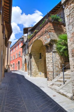 alleyway. Narni. Umbria. İtalya.