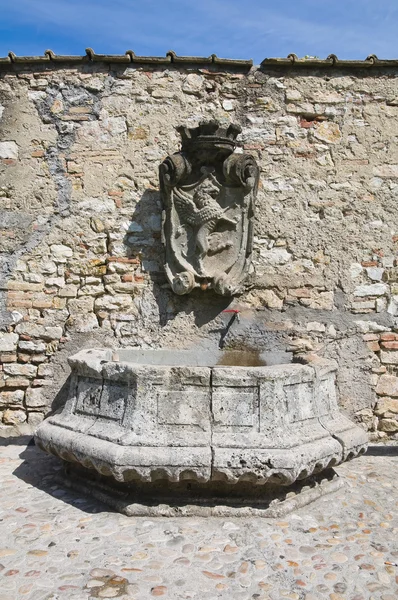 Historical fountain. Narni. Umbria. Italy. — Stock Photo, Image