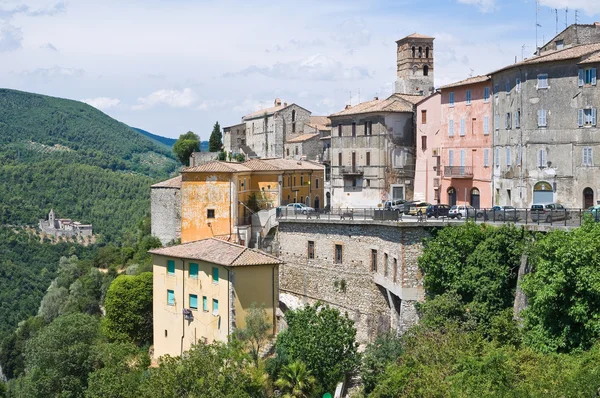 narni panoramik manzaralı. Umbria. İtalya.