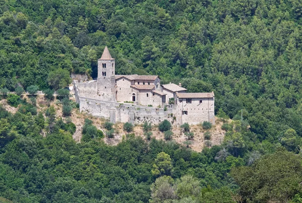 Abadía de San Cassiano. Narni. Umbría. Italia . — Foto de Stock