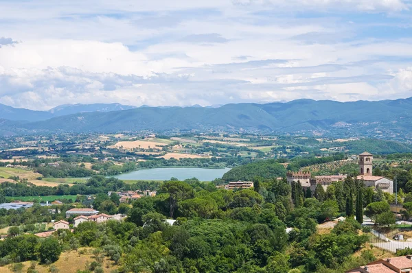 Panoramiczny widok z narni. Umbria. Włochy. — Zdjęcie stockowe