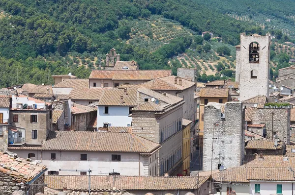 Panoramautsikt över narni. Umbrien. Italien. — Stockfoto