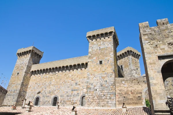 Slottet av bolsena. Lazio. Italien. — Stockfoto