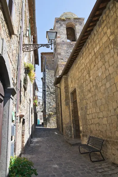 Gränd. Bolsena. Lazio. Italien. — Stockfoto