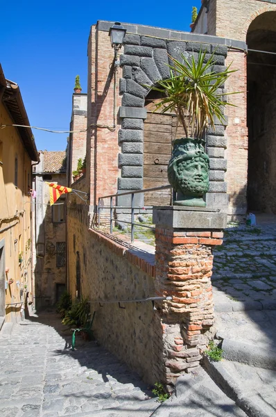 Alleyway. Bolsena. Lazio. Italy. — Stock Photo, Image