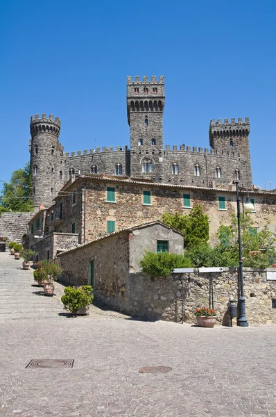 Zamek torre alfina. Lazio. Włochy. — Zdjęcie stockowe