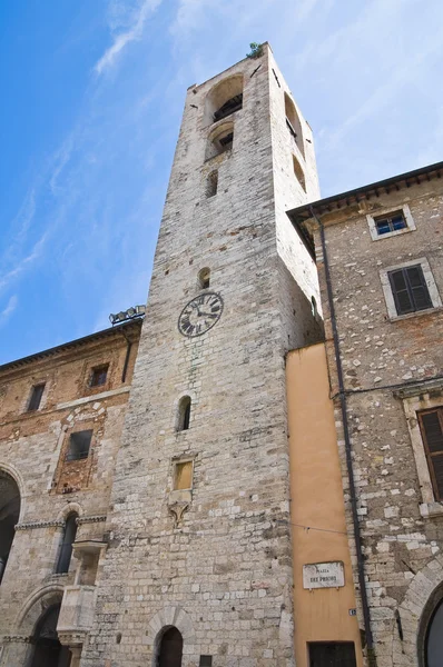 Palácio anterior. Narni. Úmbria. Itália . — Fotografia de Stock