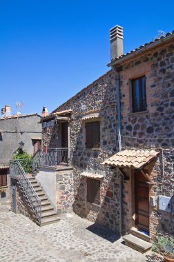 alleyway. Torre alfina. Lazio. İtalya.