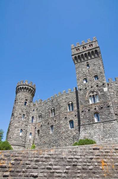 Zamek torre alfina. Lazio. Włochy. — Zdjęcie stockowe