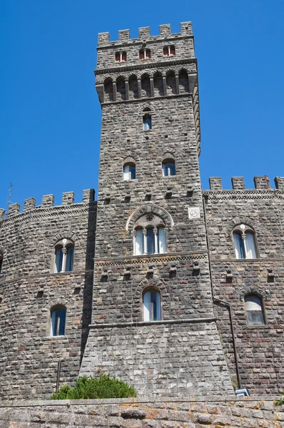 Torre alfina vár. Lazio. Olaszország. — Stock Fotó