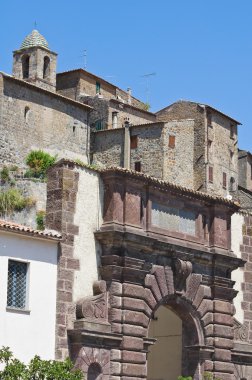 bolsena panoramik manzaralı. Lazio. İtalya.