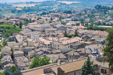 panoramik amelia. Umbria. İtalya.