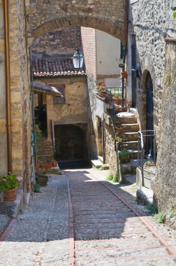 alleyway. San gemini. Umbria. İtalya.