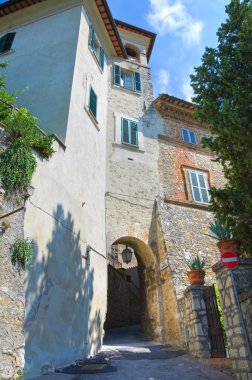 alleyway. San gemini. Umbria. İtalya.