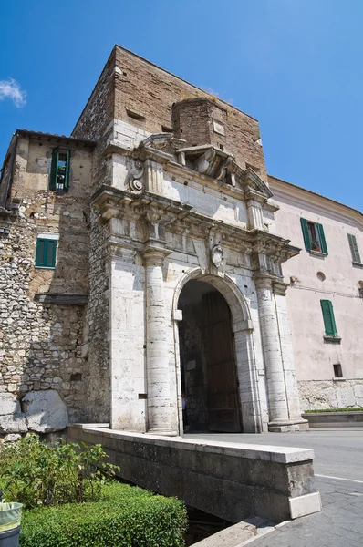 Porta romana. Amelia. Umbria. Italia . — Foto Stock