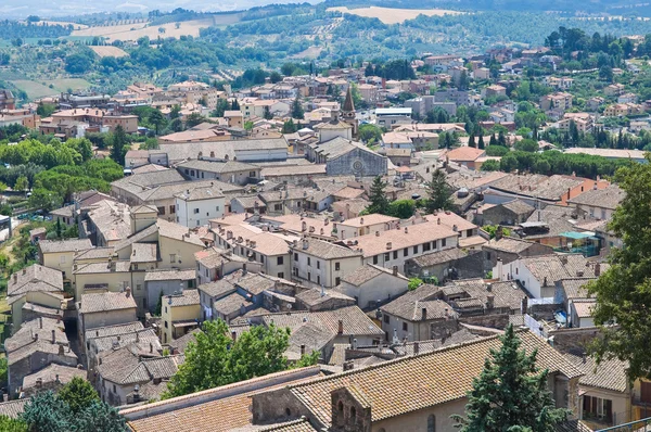 Panoramatický pohled na Amélie. Umbrie. Itálie. — Stock fotografie