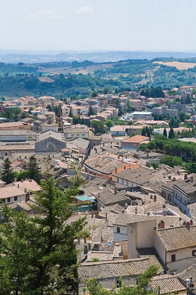 Amelia panoráma. Umbria régió. Olaszország. — Stock Fotó