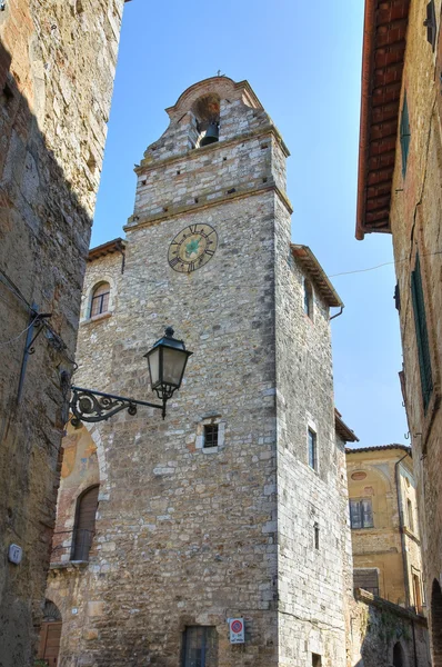 Steegje. San gemini. Umbrië. Italië. — Stockfoto