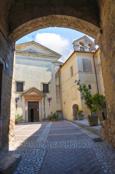 Steegje. San gemini. Umbrië. Italië. — Stockfoto