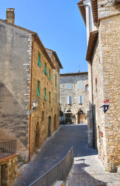 Gasse. san gemini. Umbrien. Italien. — Stockfoto