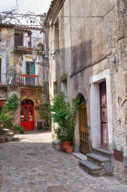 alleyway. Calcata. Lazio. İtalya.