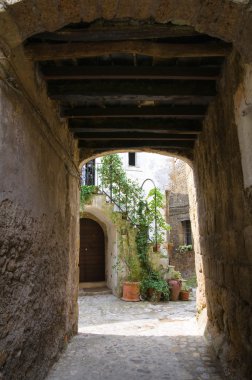 alleyway. Calcata. Lazio. İtalya.