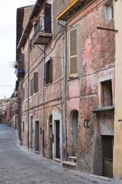 alleyway. Nepi. Lazio. İtalya.