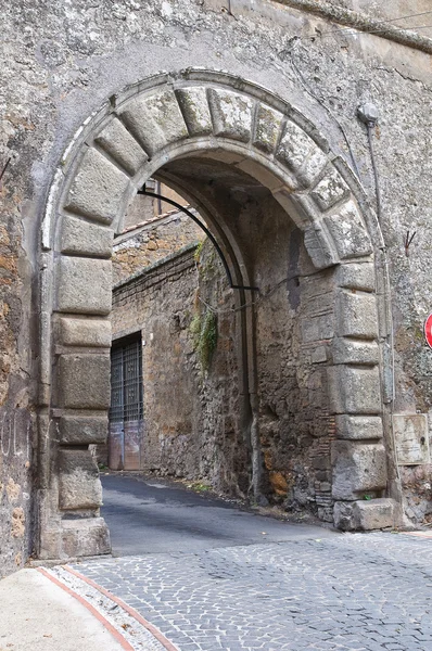 Des murs fortifiés. Nepi. Latium. Italie . — Photo