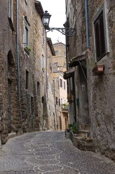 Uličky. Sutri. Lazio. Itálie. — Stock fotografie