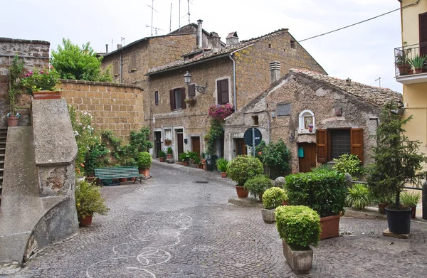 Para o beco. Sutri. Lazio. Itália . — Fotografia de Stock