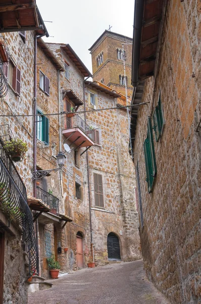 Une ruelle. Sutri. Latium. Italie . — Photo